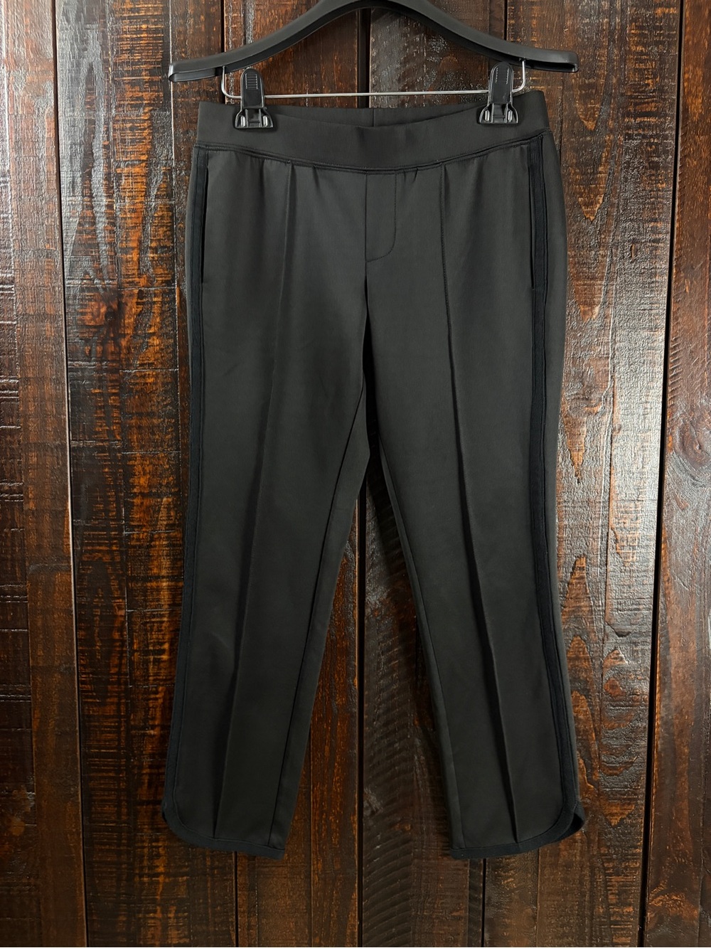 Pam & Gela Black Scuba Track Pants Small